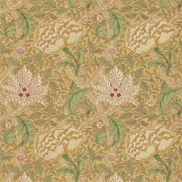 William Morris Morris Volume II - Wallpapers Windrush Gold & Thyme Wallpaper