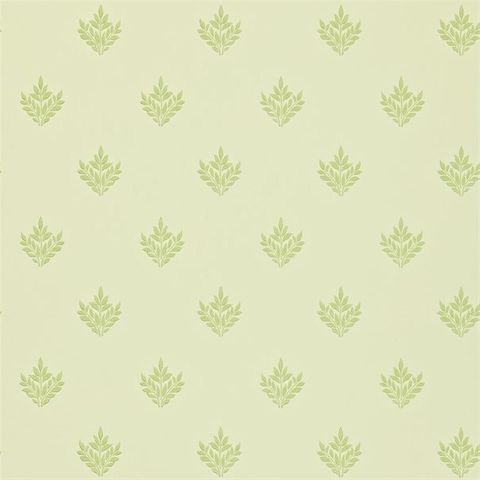 Pearwood Ivory/Thyme Wallpaper