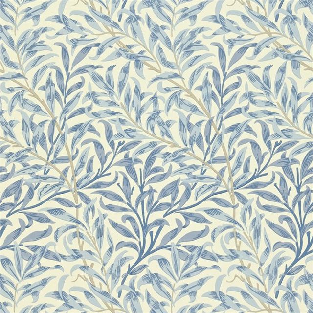 William Morris Morris Wallpapers Compendium I & II Willow Boughs Blue Wallpaper