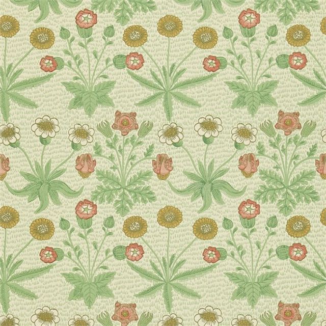 William Morris Morris Wallpapers Compendium I & II Daisy Artichoke/Plaster Wallpaper