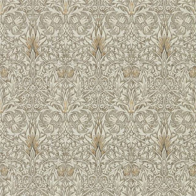 William Morris Compilation Wallpaper Snakeshead Stone/Cream Wallpaper