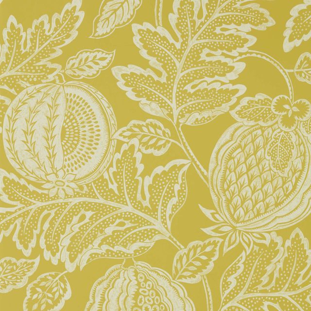 Sanderson Caspian Wallpapers Cantaloupe Caraway Wallpaper