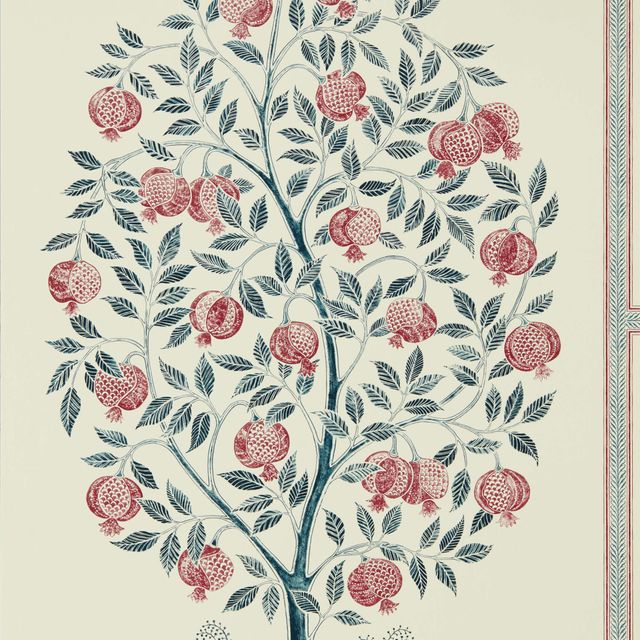 Anaar Tree Annato/Blueberry Wallpaper