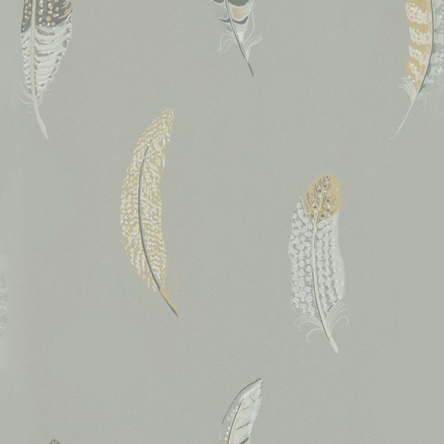 Sanderson Elysian Wallpapers Lismore Silver Grey Wallpaper