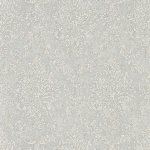 Riverside Damask Dove/Silver Wallpaper