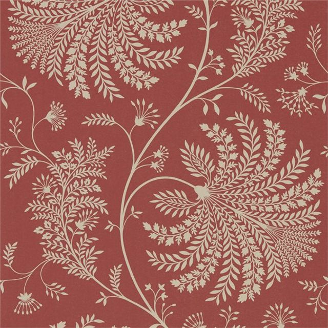 Sanderson Art Of The Garden Wallpapers Mapperton Russet/Cream Wallpaper