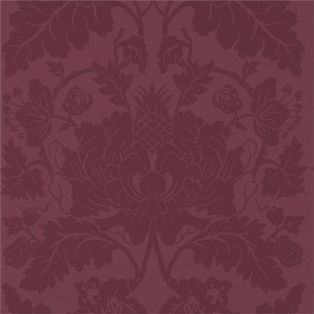 Zoffany Damask Wallpapers Villandry Cinnabar Wallpaper