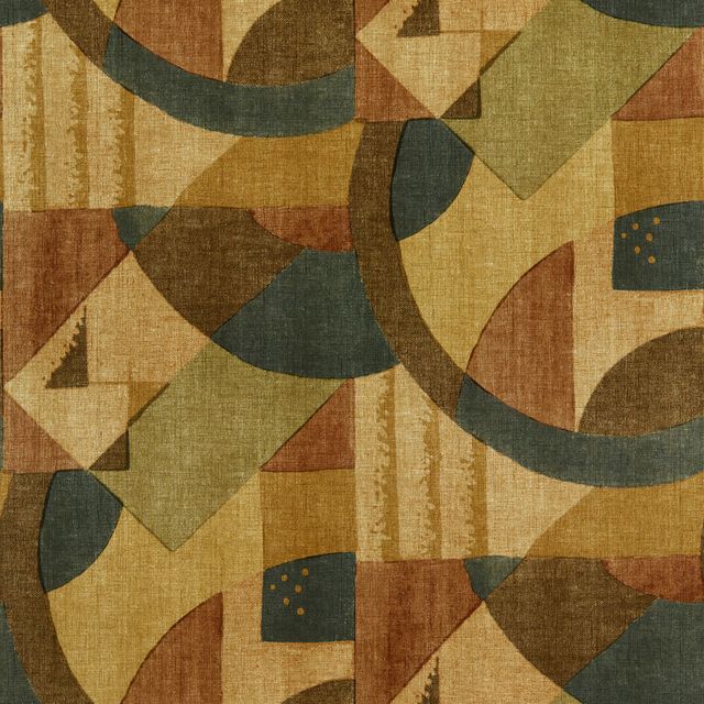 Abstract 1928 Antique Copper Wallpaper