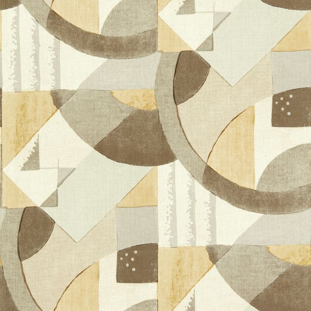 Abstract 1928 Taupe Wallpaper