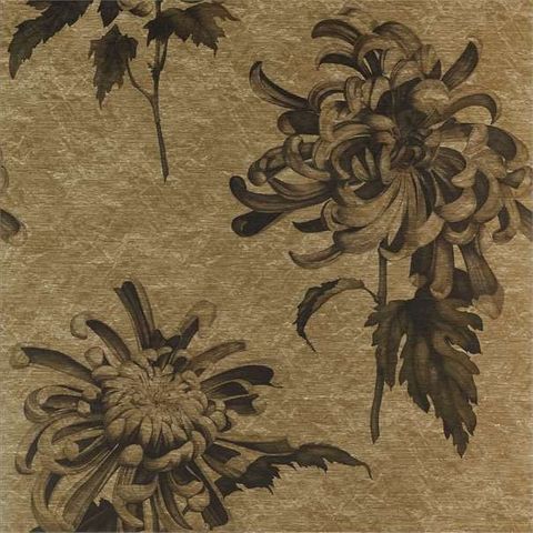 Evelyn Antique Gold/Olivine Wallpaper