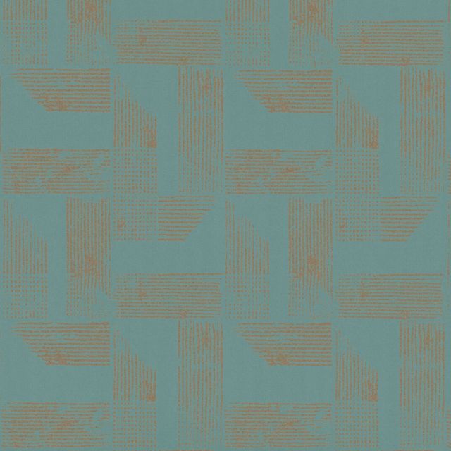 Villa Nova Renzo Wallcoverings Renzo Teal Wallpaper