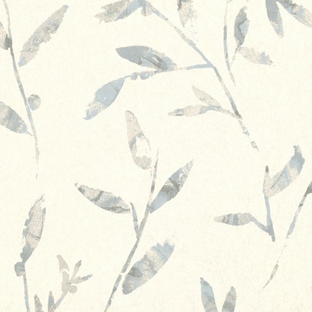 Villa Nova Hana Wallcoverings Hana Trail Powder Blue Wallpaper