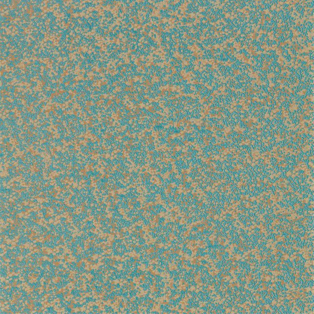 Coral Teal/Gold Wallpaper