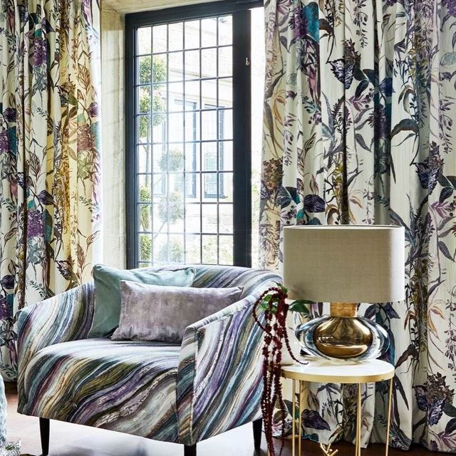 Prestigious Textiles Glamorous Beauvoir Curtain Upholstery Fabric3 Colours 