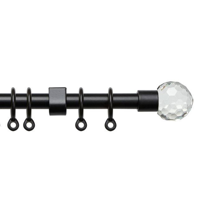 Black 13-16mm Acrylic Ball Pole Set