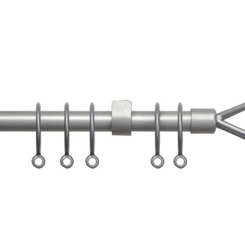 Silver 19mm Crown Bay Pole Set