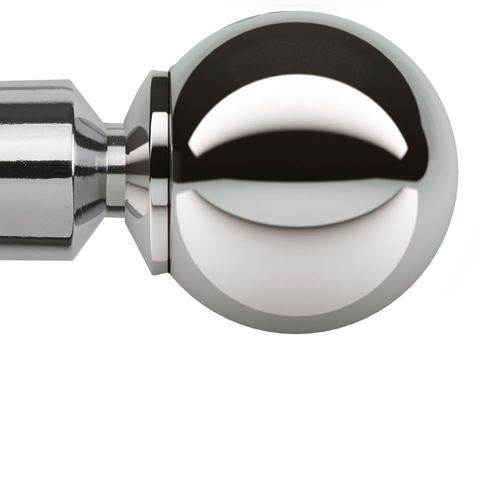 Chrome 25-28mm Pristine Ball Pole Set