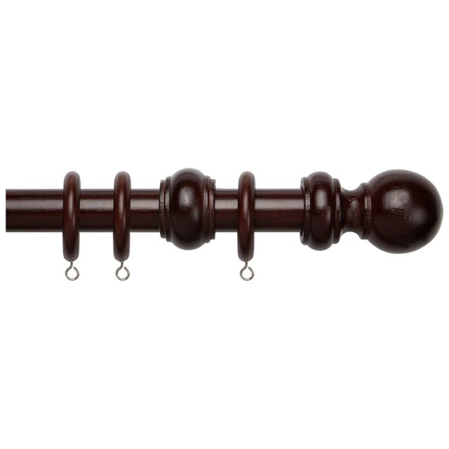 Chestnut 28mm County Wood Pole Set