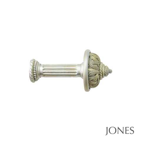 Florentine Rope Curtain Hold Back Champagne Silver Single