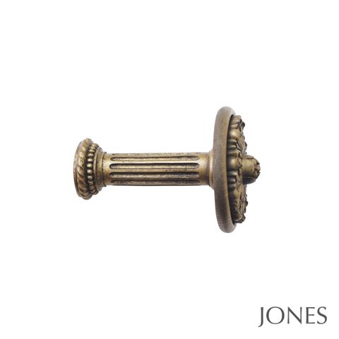 Florentine Acanthus Curtain Hold Back Antique Gold Single