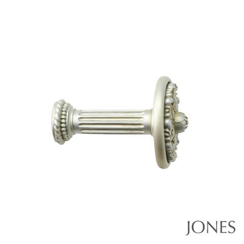 Florentine Acanthus Curtain Hold Back Champagne Silver Single