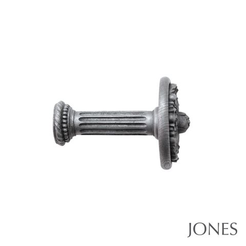 Grande Acanthus Curtain Hold Back Pewter Single