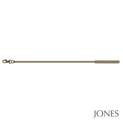 Lunar Burnished Brass Draw Rods (Pair)
