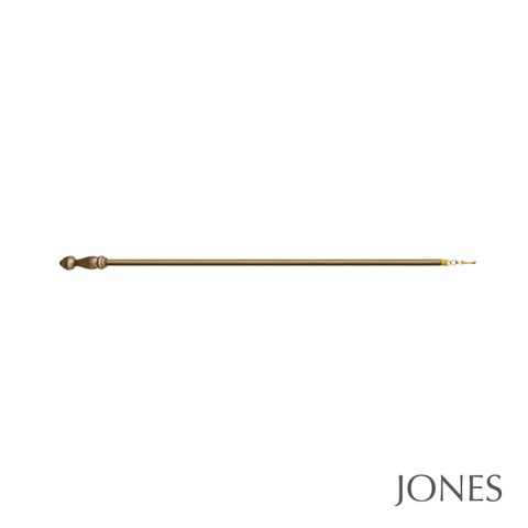 Handcrafted Hardwick Antique Gold Draw Rod 100cm (Single)