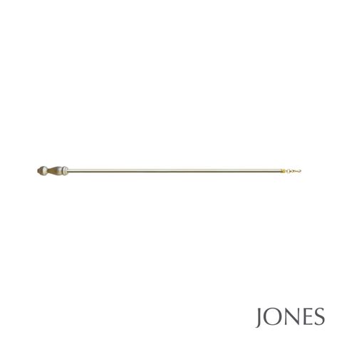 Handcrafted Champagne Silver Draw Rod 100cm (Single)