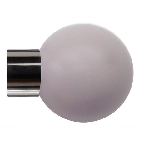 Jones  Strand 35mm Acrylic Pole Set With Heather Ball Finials