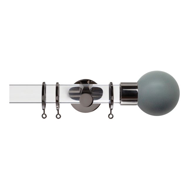 Jones  Strand 35mm Acrylic Pole Set With Lead Ball Finials