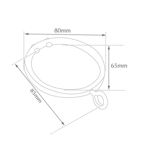 Jones  Esquire 50mm Brushed Gold Pole Set With Sphere Finials