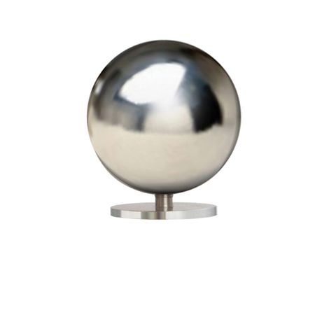 Jones  Esquire 50mm Polished Nickel Pole Set With Sphere Finials & Decorative Brackets