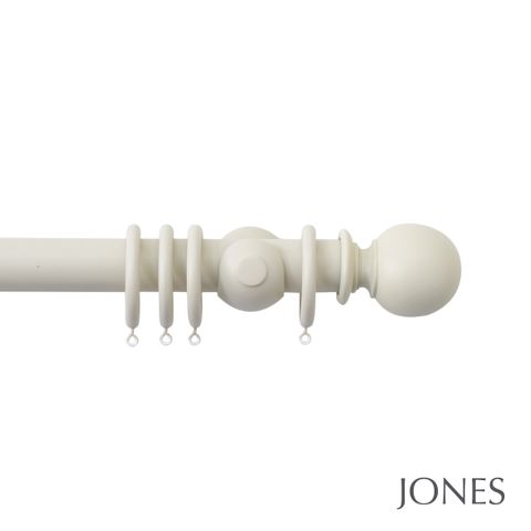 Seychelles 40mm Sand Pole Set With Ball Finials