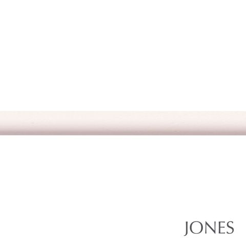 Jones  Seychelles 40mm Blush Pole Set With Fluted Urn Finials