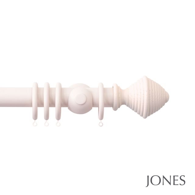 Jones  Seychelles 40mm Blush Pole Set With Hive Finials