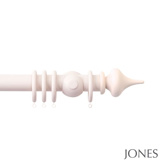 Jones  Seychelles 40mm Blush Pole Set With Minaret Finials