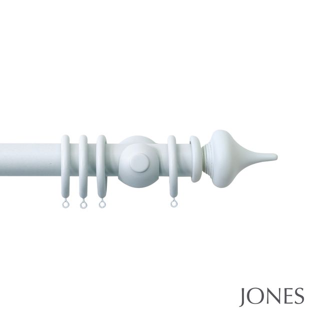 Jones  Seychelles 40mm Mist Pole Set With Minaret Finials