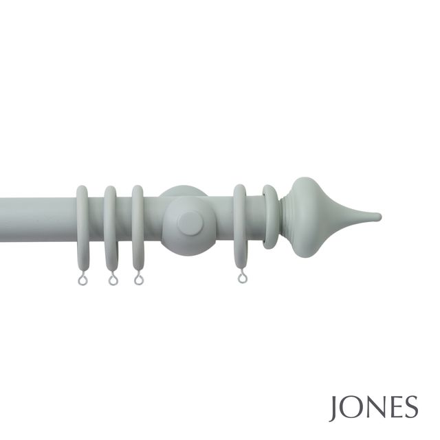 Jones  Seychelles 40mm Haze Pole Set With Minaret Finials