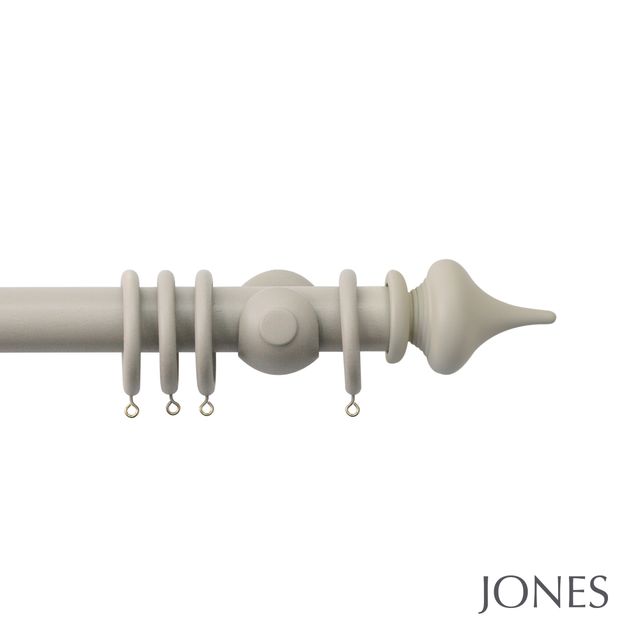 Jones  Seychelles 40mm Truffle Pole Set With Minaret Finials