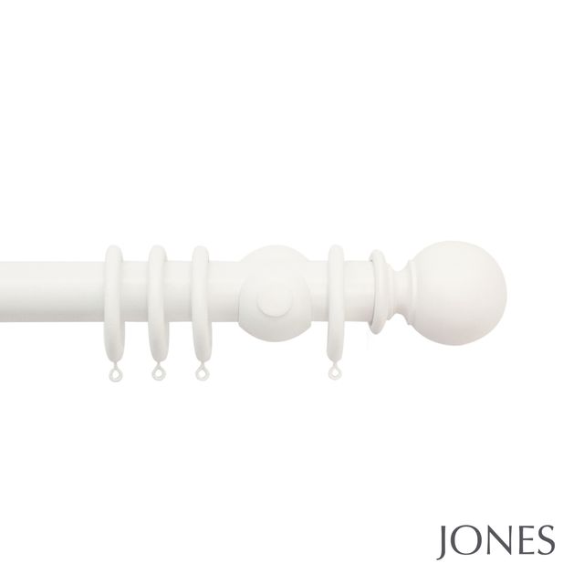 Seychelles 40mm Cotton Pole Set With Ball Finials