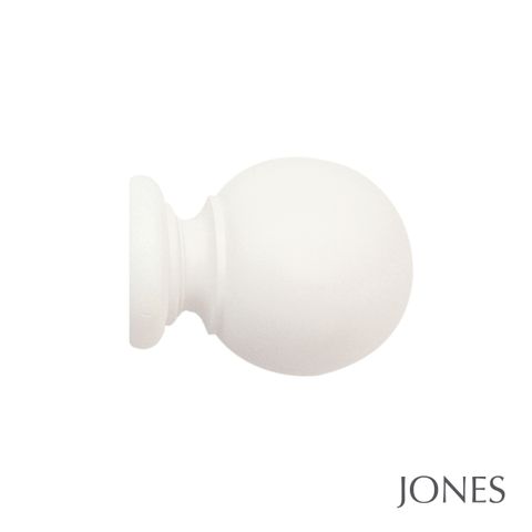 Jones  Seychelles 40mm Cotton Pole Set With Ball Finials