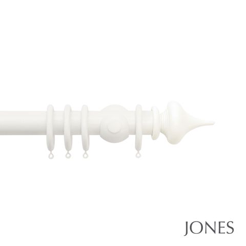 Seychelles 40mm Cotton Pole Set With Minaret Finials