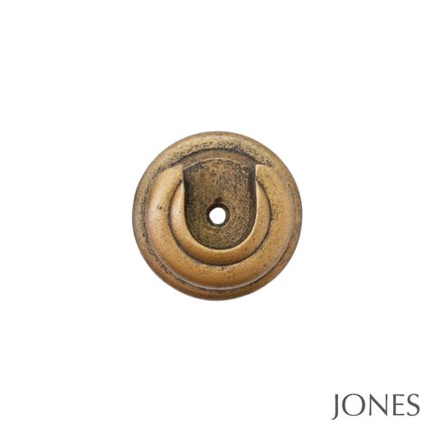 Jones  Handcrafted Cathedral 30mm Antique Gold Pole Set with Recess Brackets