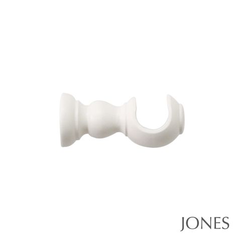 Jones  Handcrafted Cathedral 30mm Cotton Pole Set with Exeter Finials