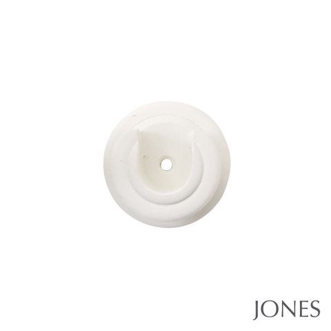 Jones  Handcrafted Cathedral 30mm Cotton Pole Set with Recess Brackets