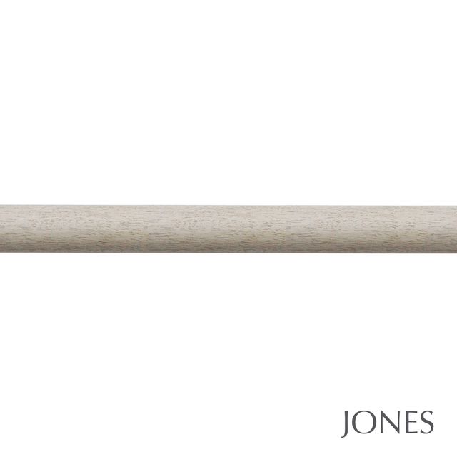 Jones  Handcrafted Hardwick 40mm Putty Pole Set - Recess Brackets