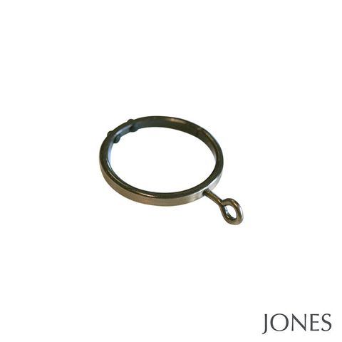 Jones  Lunar 28mm Burnished Brass Pole set with End Stoppers - Ceiling Brackets