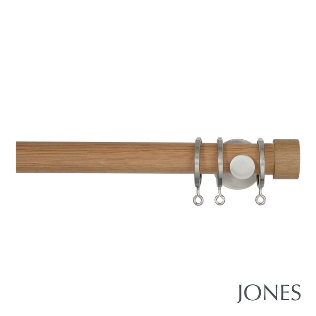 Jones  Lunar 28mm Oak Pole Set with Oak End Caps