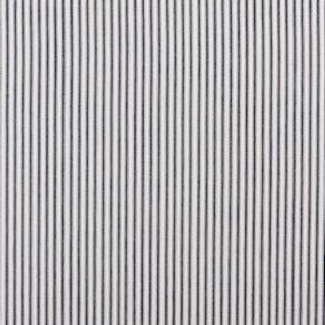 Clarke and Clarke Ticking Stripes Sutton Charcoal